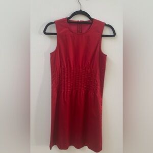 SZ 2 Theory Red Sleeveless Mini Dress